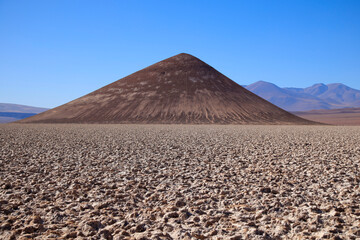 Arita cone in Salar de Arizaro, Argentina