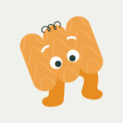 Cartoon character, abstract personage, mascot design, funny avatar, cute icon