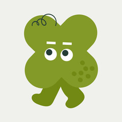 Cartoon character, abstract personage, mascot design, funny avatar, cute icon