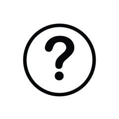 Question mark icon. Question mark icon for apps and websites with transparent background PNG.