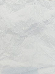 Abstract white luxury seamless and grunge vintage old-looking scrunched up paper or crumpled paper texture realistic crease sheet for wallpaper, cover and design.	
