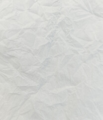 Abstract white luxury seamless and grunge vintage old-looking scrunched up paper or crumpled paper texture realistic crease sheet for wallpaper, cover and design.	
