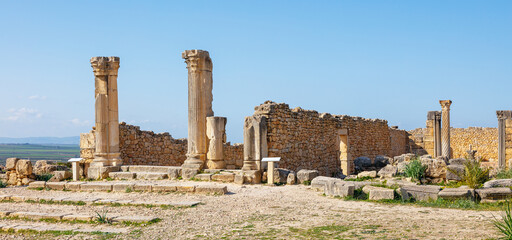 Volubilis- Roman city,  Meknes in Morocco
