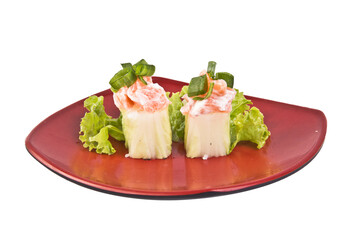 Chard Jou with Salmon