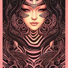 woman in carnival mask