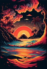 Sunset Island vacation 