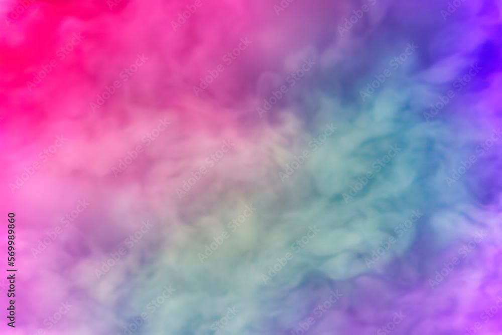 Aufkleber generative ai, blurry gradient colorful background, nice color transitions unobtrusive.
