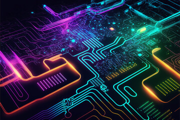 circuit board background