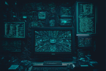 circuit board background