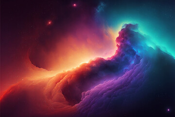 sunrise over the galaxy