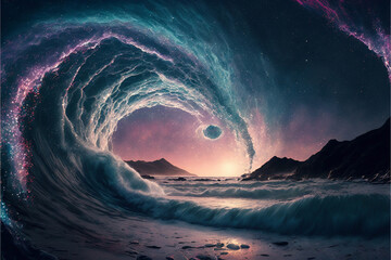 landscape with space