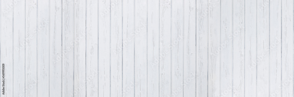 Poster horizontal white wood texture for pattern and background.