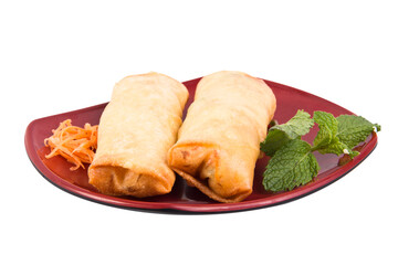 Spring roll, Asian Food, Transparent PNG
