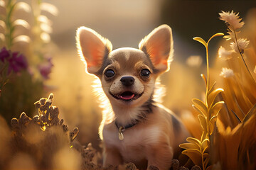 Little Chihuahua. Generative AI