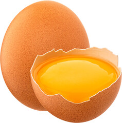 Egg isolated