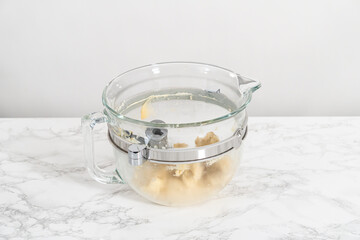 Panda shaped shortbread cookies with chocolate icing