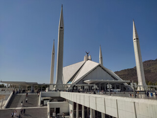 Faisal Mosque Islamabad. Pakistan 7th February  2023.