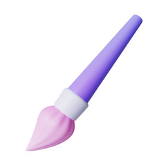 Brush paint tools 3D Icon