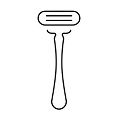 razor icon on white background, vector illustration.