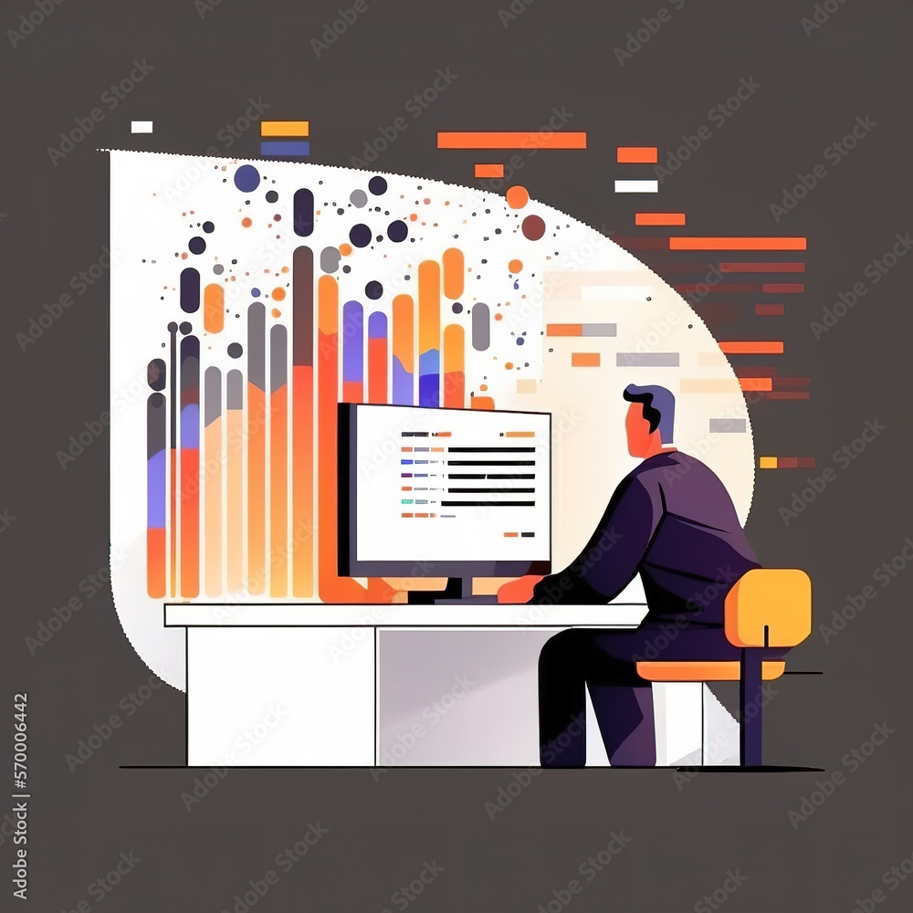 Poster reports are produced by analysts using business analytics and data management systems, generative ai