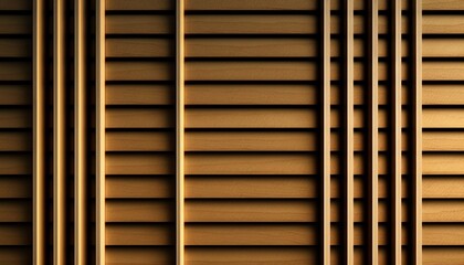 Wooden slats. wood horizontal lath line arrange pattern texture background