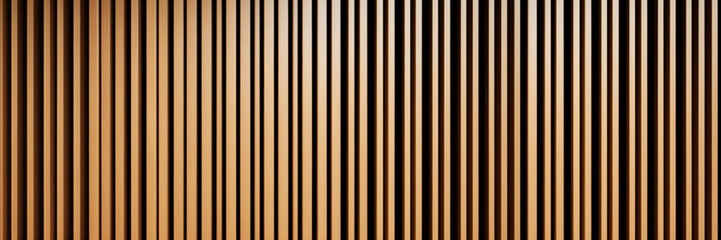 Wooden slats. wood lath line arrange pattern texture banner background
