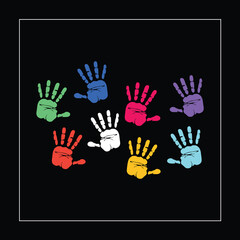 Fototapeta premium hands design template