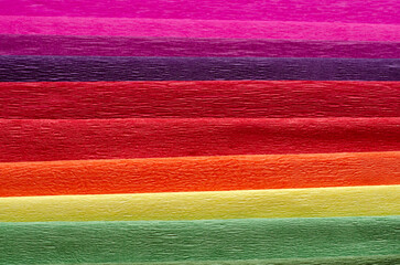 colored crepe paper abstract background