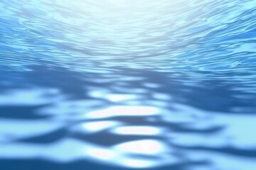 abstract blur of blue water's surface. Abstract of blue water's surface that is reflected in the sunlight. blue water. clear water Use of splashed water in graphic design Water. Generative AI