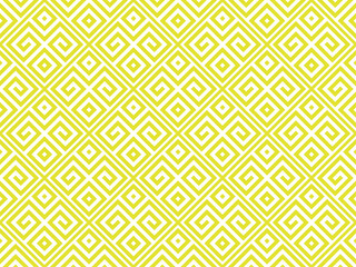 Abstract geometric pattern. A seamless vector background. White and yellow ornament. Graphic modern pattern. Simple lattice graphic design