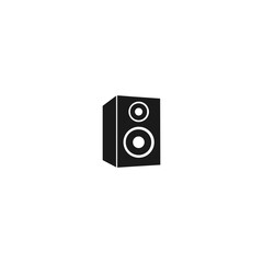 Fototapeta na wymiar Music speaker icon isolated on white background 