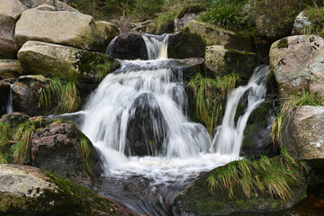 Fototapeta na wymiar Obere Bodewasserfall im Harz