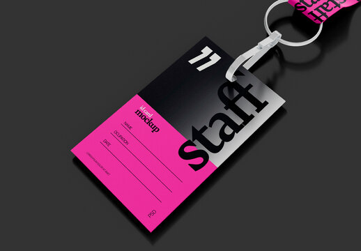 Office Badge Mockup