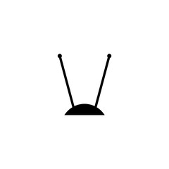  Anntena communication signal network vector illustration icon isolated on white background.