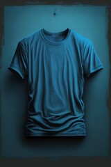 blue white t shirt mockup
