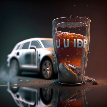 dont drink and drive campaign for life and car insurance, ai