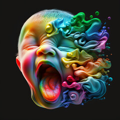 Obraz premium The baby of colors#2