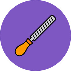 Rasp Multicolor Circle Filled Line Icon