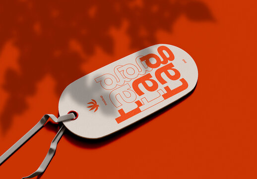 Clothes Tag Mockup 