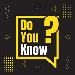 Obraz premium Do you know vector design, do you know illustration art
