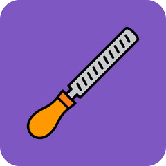 Rasp Multicolor Round Corner Filled Line Icon