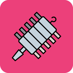 Ford Tibbe Multicolor Round Corner Filled Line Icon