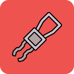 Pullers Multicolor Round Corner Filled Line Icon