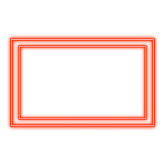 Neon Frame Red