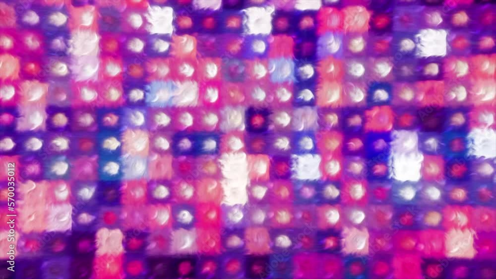 Poster illuminated mosaic. motion. multi-colored designer made in computer abstraction.