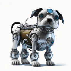 The robot dog illustration embodies the spirit of innovation