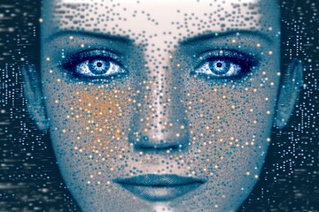 AI chatbot, female representation of artificial intelligence
