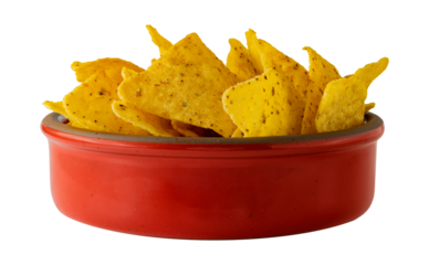 Delicious nachos with cheese. Bowl tortilla chips stock photo. Mexican nachos with cheese. Corn chips isolated stock photo.