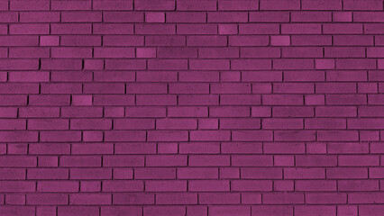 Fototapeta na wymiar Mmodern cherry color brick wall texture background.