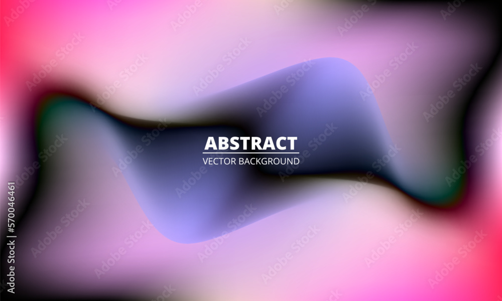 Aufkleber pink abstract background with dark blurred gradient and halftones shapes. vector illustration